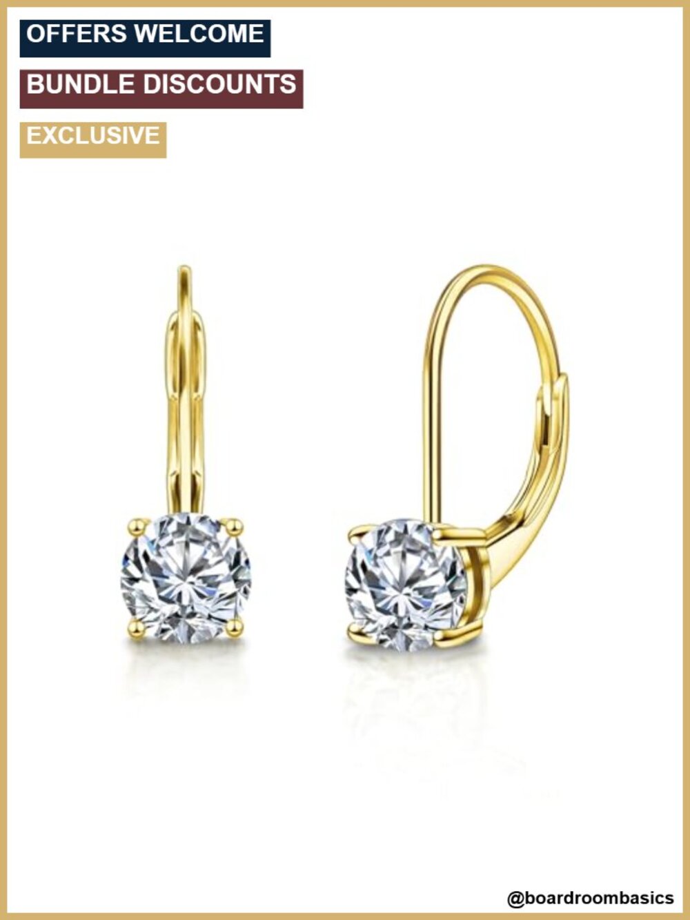 Sterling Silver Moissanite Drop Earrings for Women